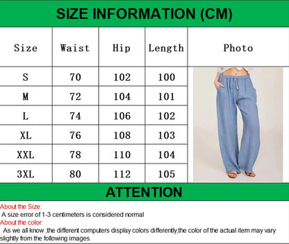 The Florence Linen Trousers | High-Waisted Relaxed Linen Pants