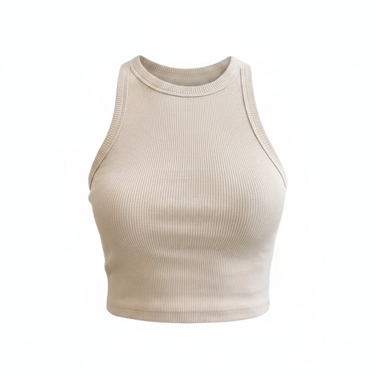 The Helenna Ribbed Tank | Fitted Knit Top