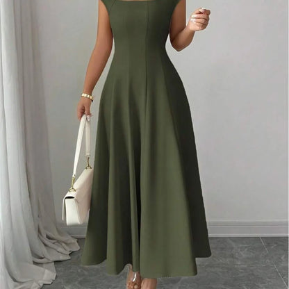 The Eleanor Wrap Midi Dress | A-Line Wrap Midi Dress