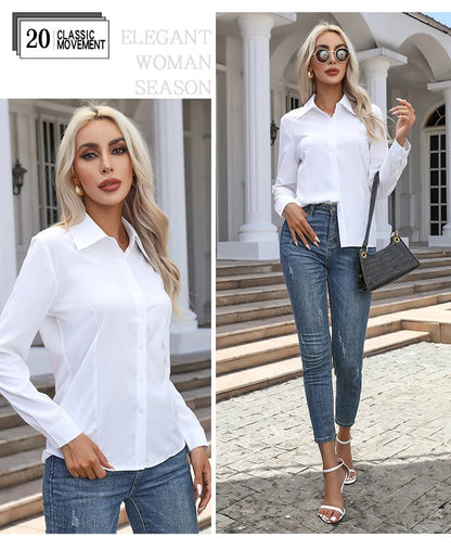 The Amelia Cotton Shirt | Oversized Button-Up Shirt