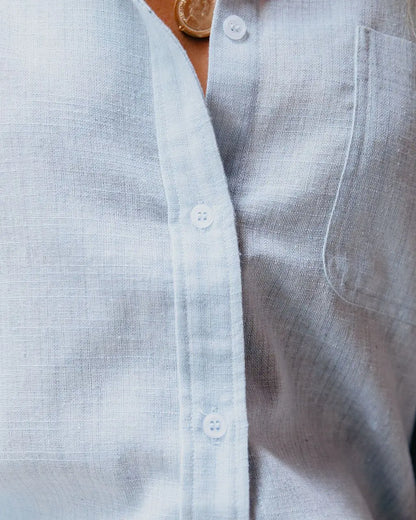 The Victoria Linen Shirt | Relaxed Button-Up Blouse
