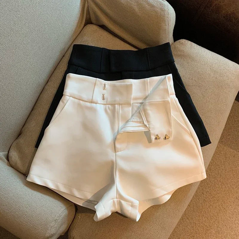 The Olivia Shorts | High-Waisted Tailored Shorts