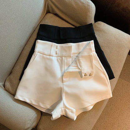 The Olivia Shorts | High-Waisted Tailored Shorts
