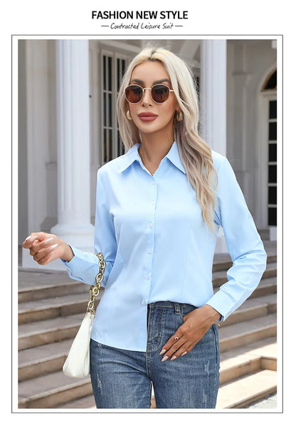 The Amelia Cotton Shirt | Oversized Button-Up Shirt