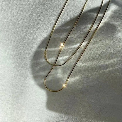The Élise Necklace | Delicate Layered Chain Necklace
