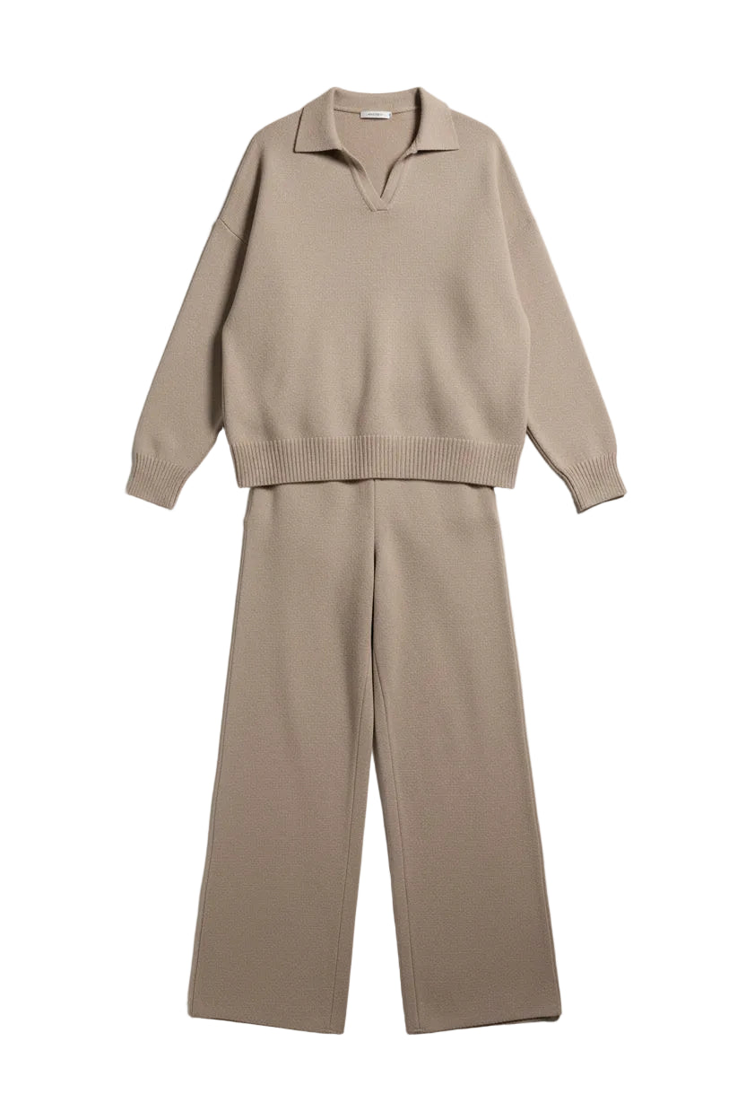 The Antonella Knit Set | Soft Knit Top & Trousers