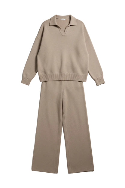 The Antonella Knit Set | Soft Knit Top & Trousers