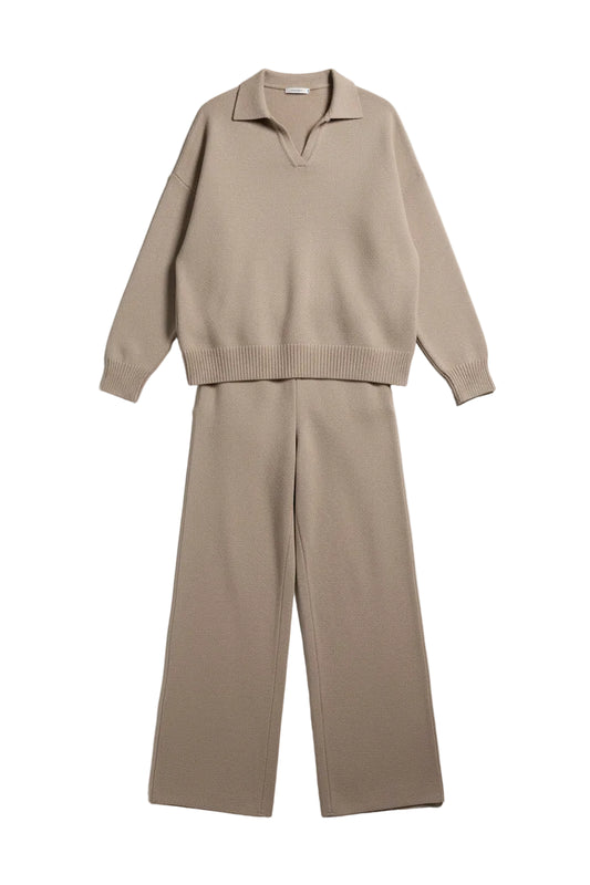 The Antonella Knit Set | Soft Knit Top & Trousers