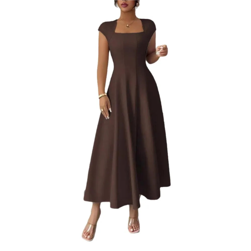 The Eleanor Wrap Midi Dress | A-Line Wrap Midi Dress