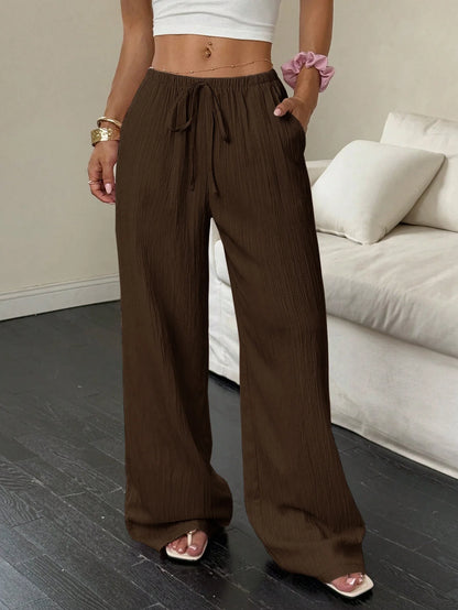 The Harper Trousers | High-Waisted Wide Leg Trousers