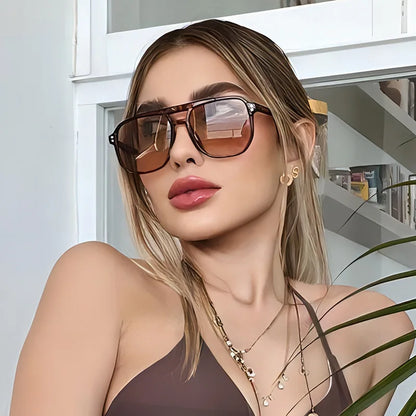 The Atelier Sunglasses | Minimalist Gold Frame Sunglasses