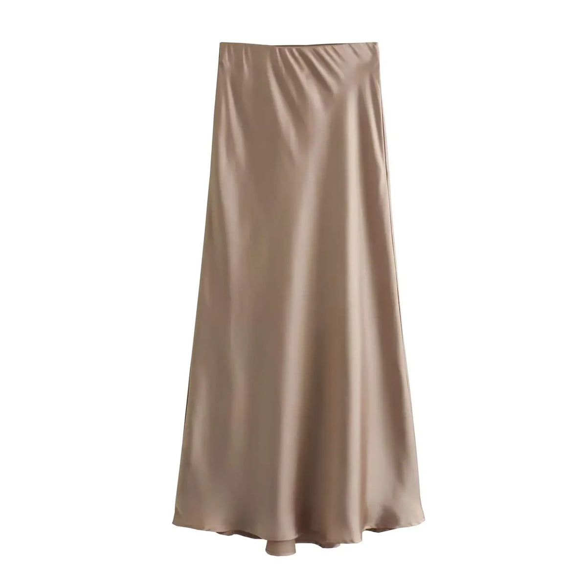 The Vianté Skirt | Timeless Satin Midi Skirt
