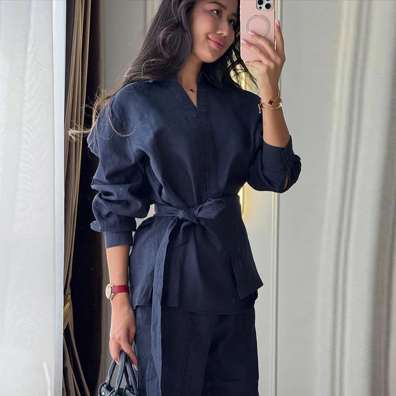 The Capri Linen Set | Elegant Summer Co-Ord