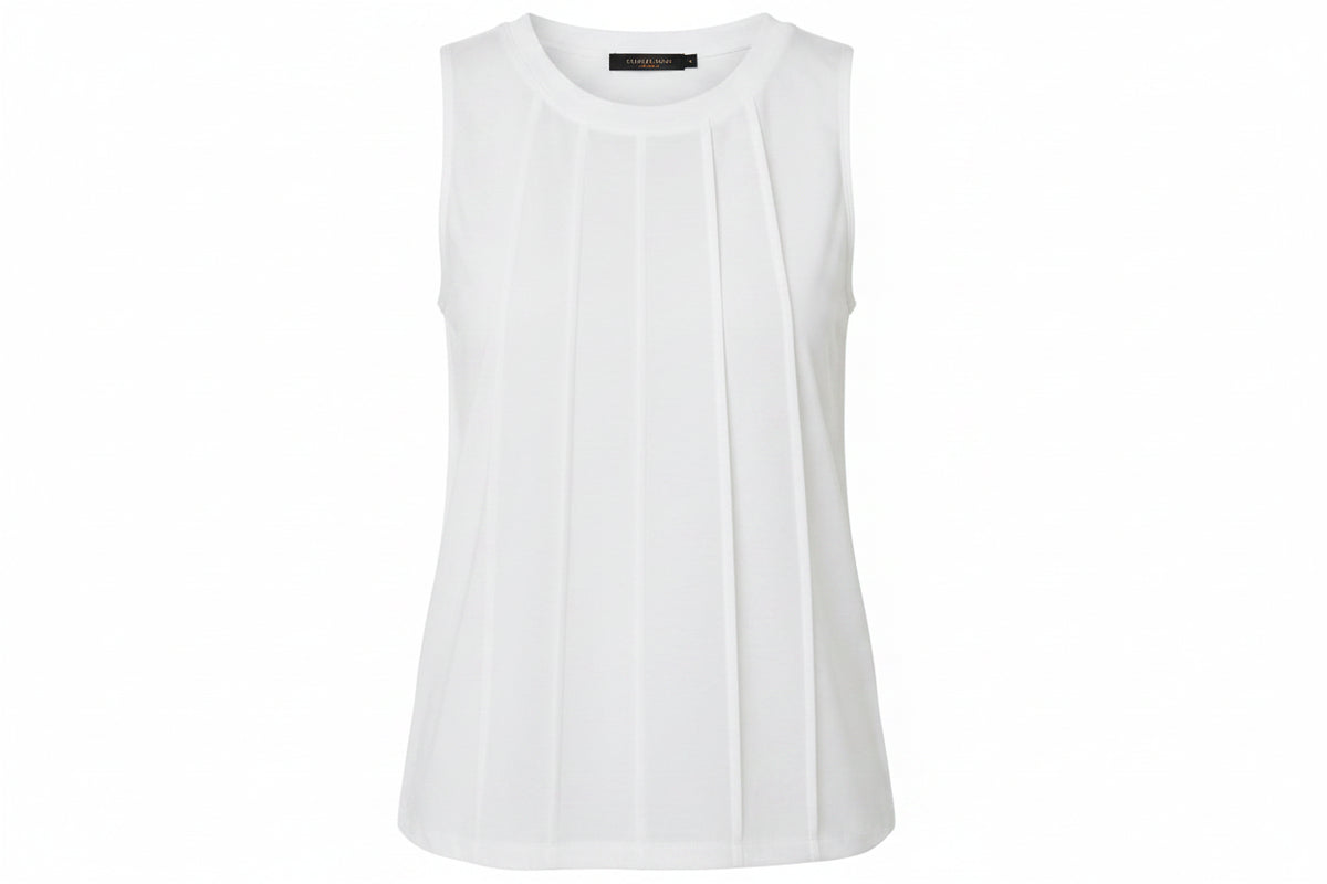 The Sienna Knit Tank | Sleeveless Round Neck Top