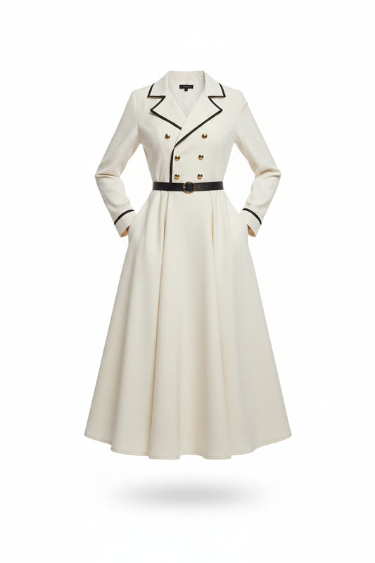 The Rosalie Dress | Elegant Feminine Midi Dress