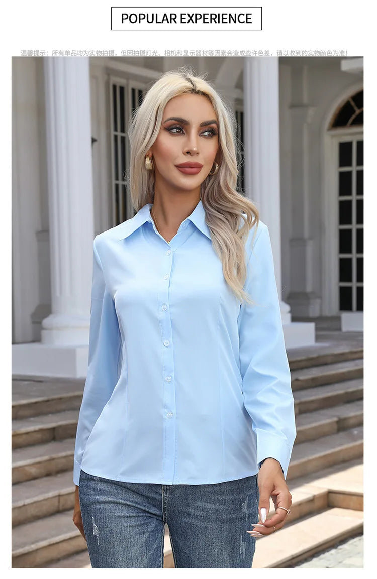 The Amelia Cotton Shirt | Oversized Button-Up Shirt