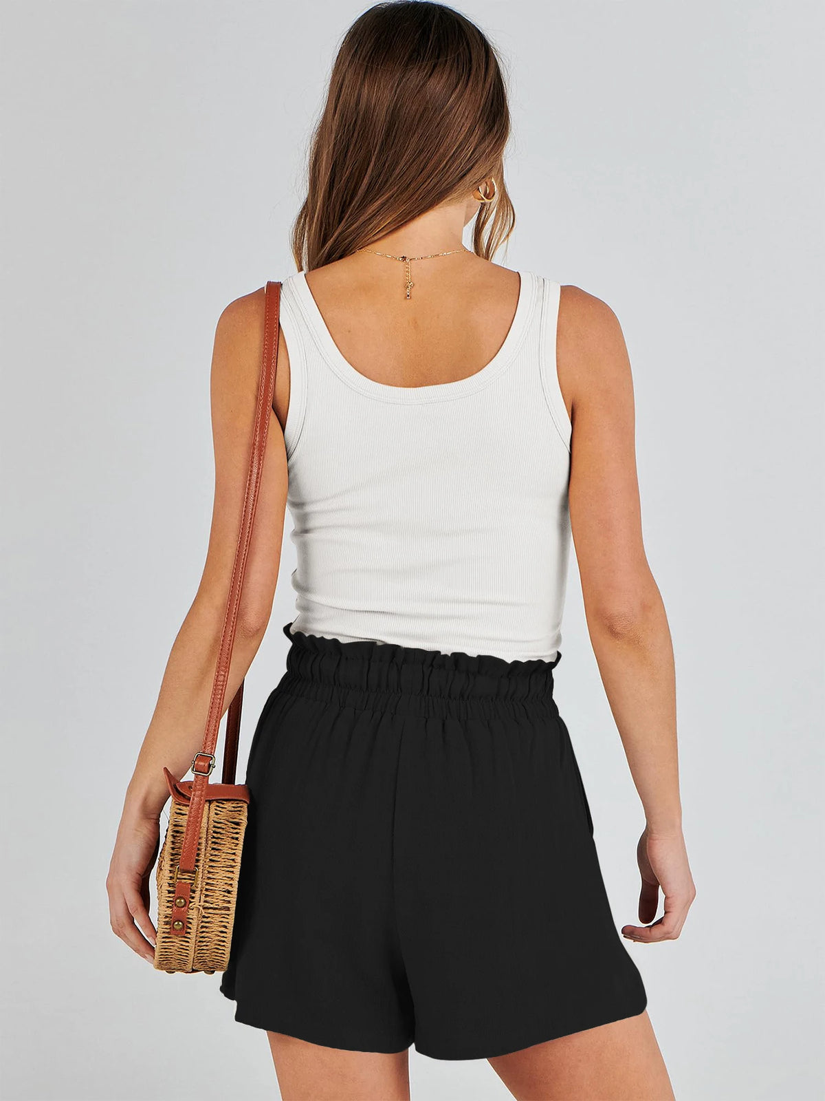 The Isla Linen Shorts | High-Waisted Tailored Linen Shorts