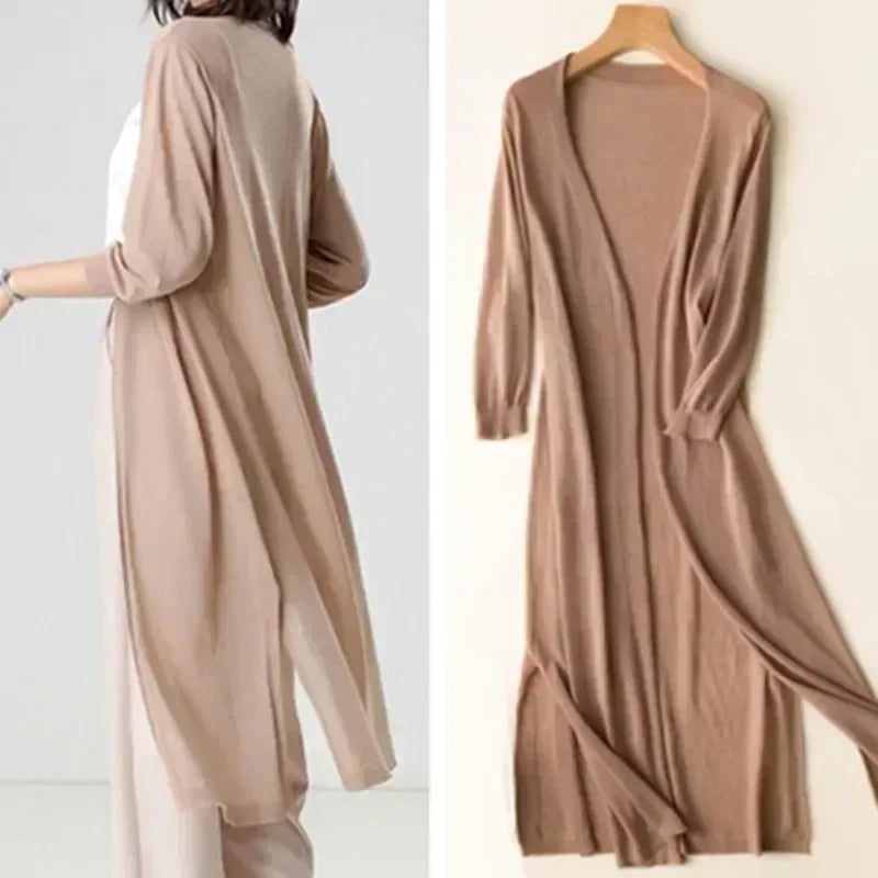 The Amélie Cardigan | Longline Knit Cardigan