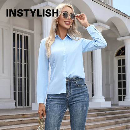 The Amelia Cotton Shirt | Oversized Button-Up Shirt