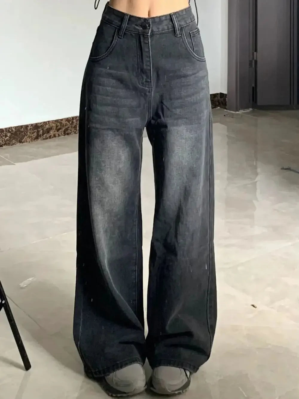 The Ava Jeans | High-Waisted Straight Leg Jeans