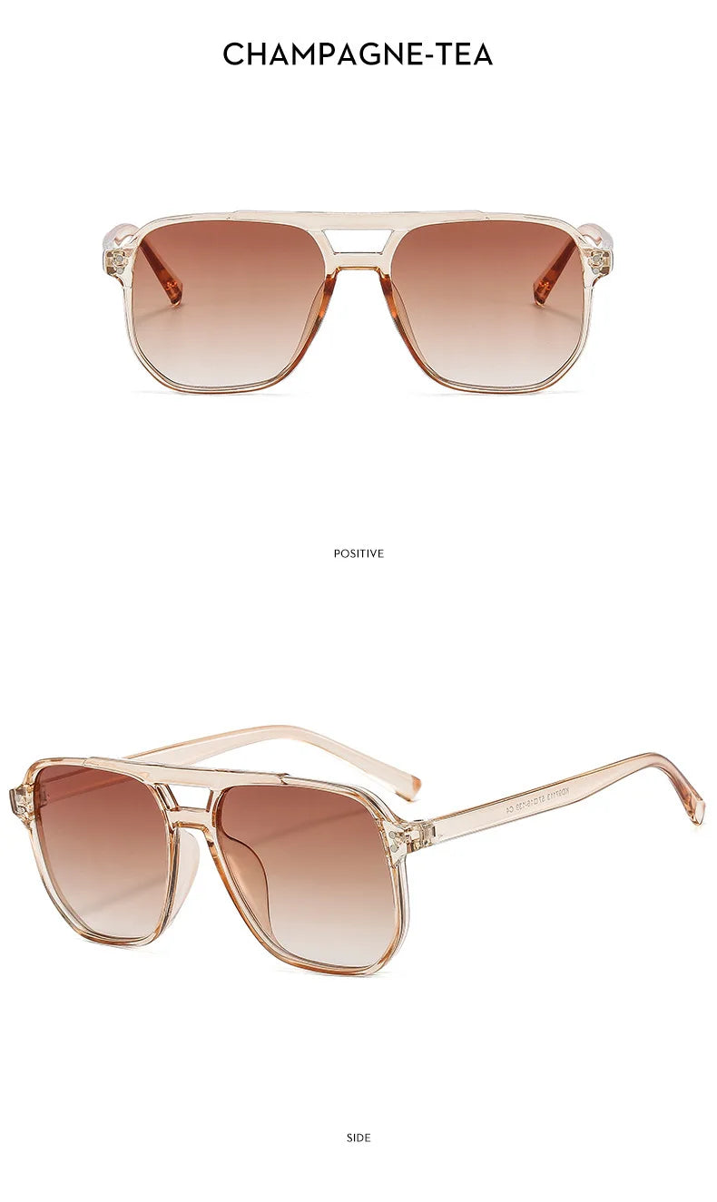 The Atelier Sunglasses | Minimalist Gold Frame Sunglasses