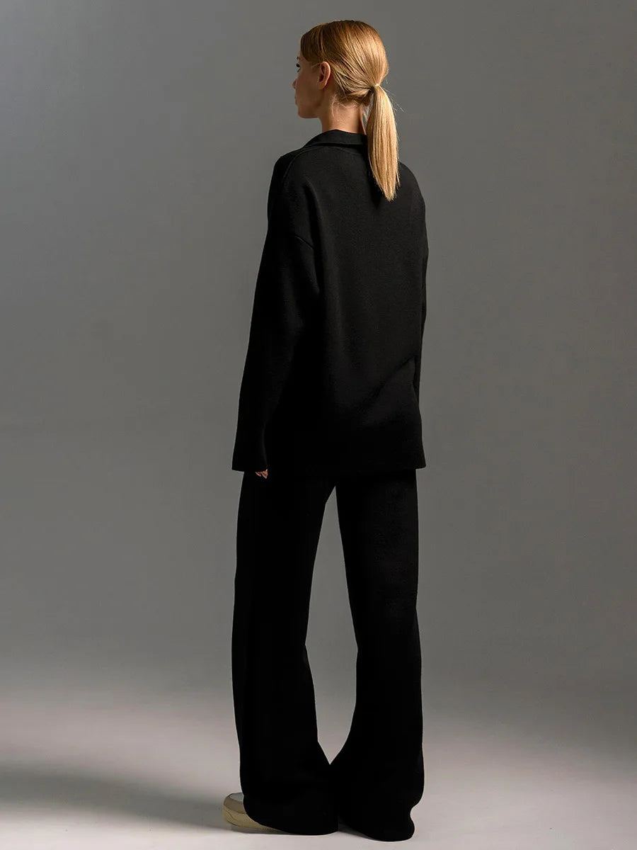 The Antonella Knit Set | Soft Knit Top & Trousers