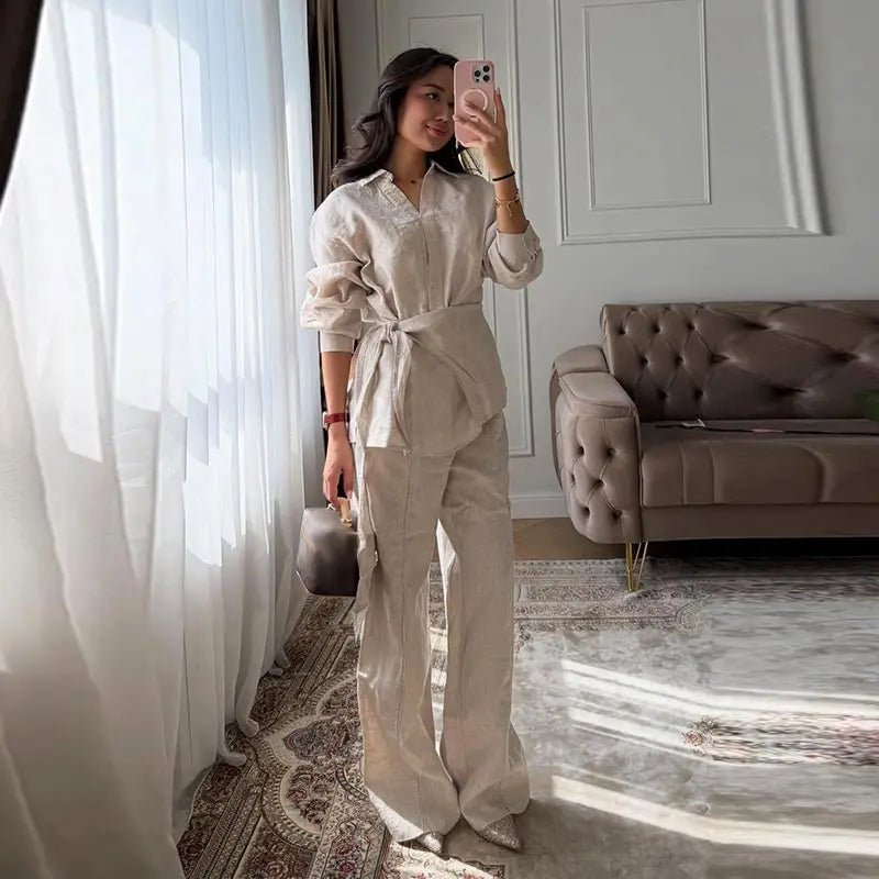 The Capri Linen Set | Elegant Summer Co-Ord