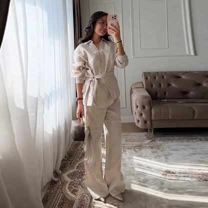 The Capri Linen Set | Elegant Summer Co-Ord