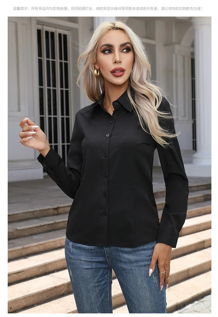 The Amelia Cotton Shirt | Oversized Button-Up Shirt
