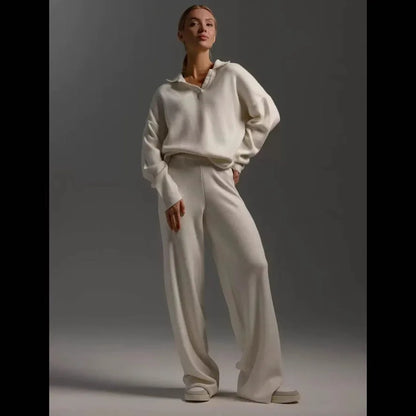 The Antonella Knit Set | Soft Knit Top & Trousers