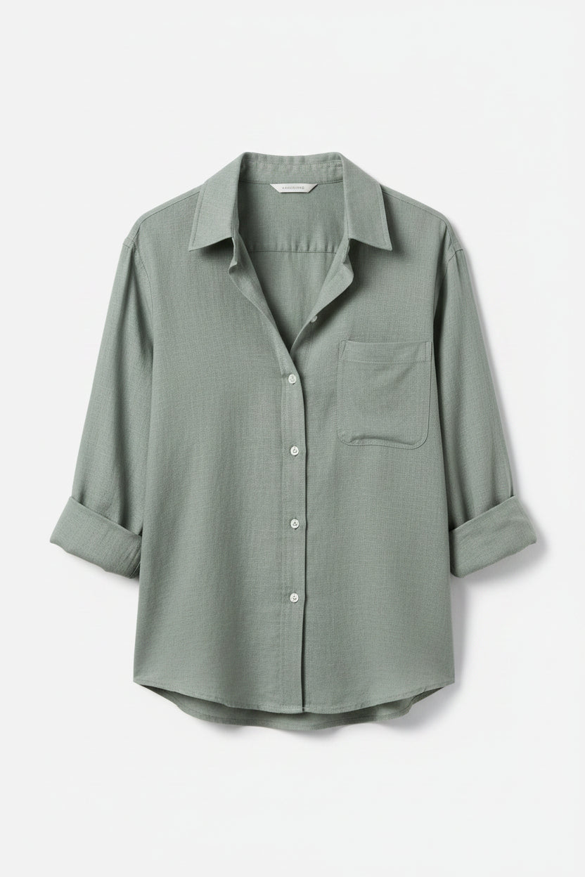 The Victoria Linen Shirt | Relaxed Button-Up Blouse
