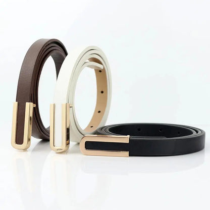 The Sand Belt | Slim Leather Belt