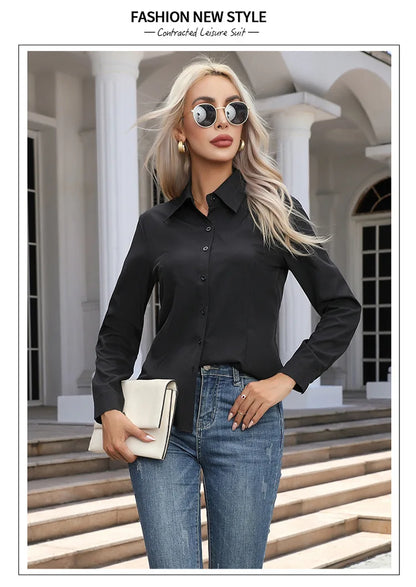 The Amelia Cotton Shirt | Oversized Button-Up Shirt