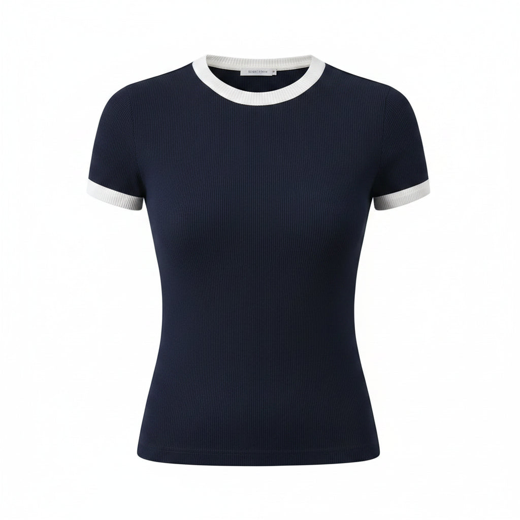 The Emma Knit Tee | Premium Soft Knit T-Shirt