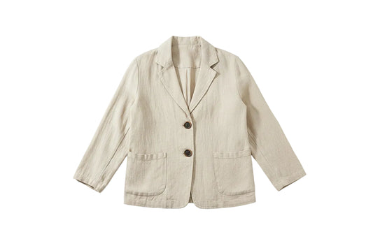 The Solène Linen Blazer | Refined Summer Blazer