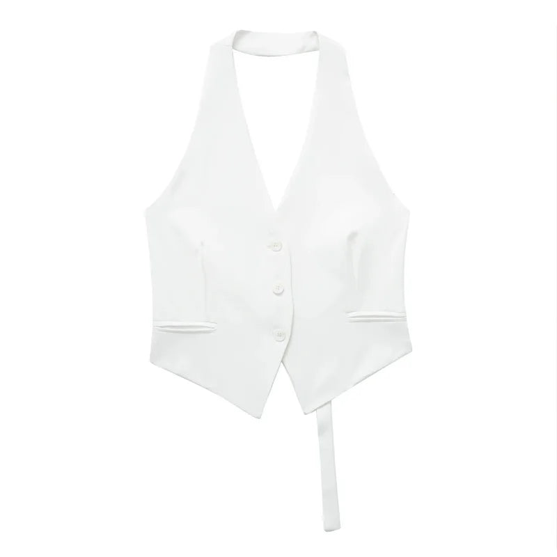 The Chloe Vest | Tailored Sleeveless Waistcoat
