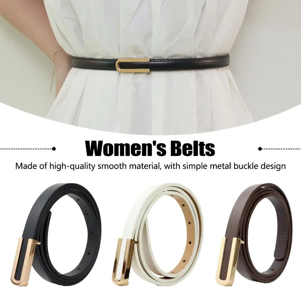 The Sand Belt | Slim Leather Belt