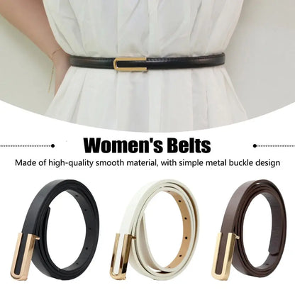 The Sand Belt | Slim Leather Belt