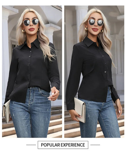 The Amelia Cotton Shirt | Oversized Button-Up Shirt