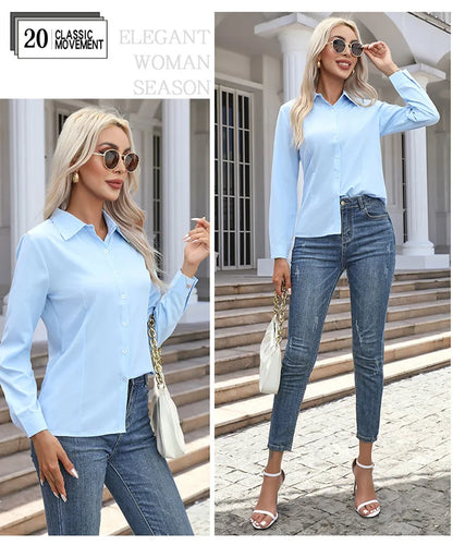 The Amelia Cotton Shirt | Oversized Button-Up Shirt