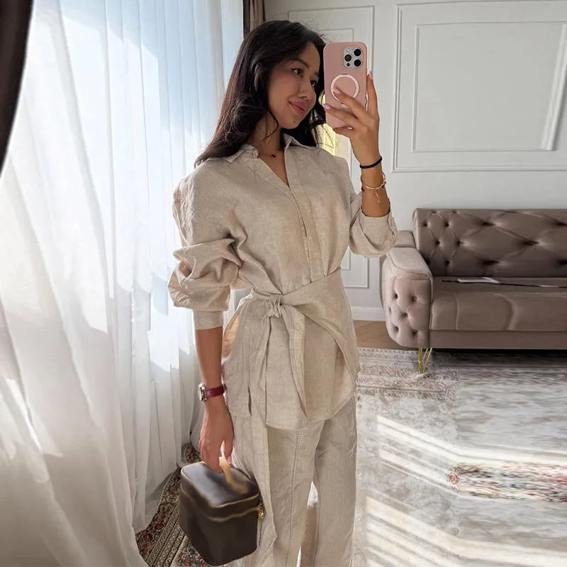 The Capri Linen Set | Elegant Summer Co-Ord