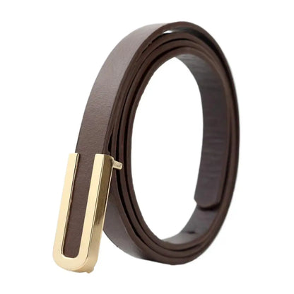 The Sand Belt | Slim Leather Belt
