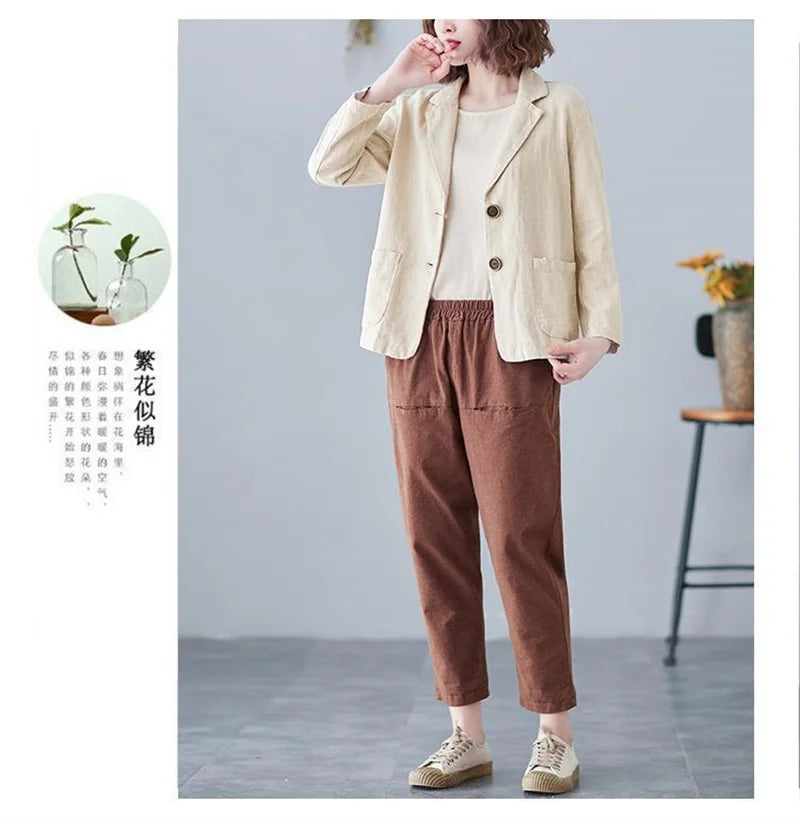 The Solène Linen Blazer | Refined Summer Blazer