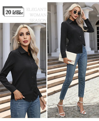 The Amelia Cotton Shirt | Oversized Button-Up Shirt