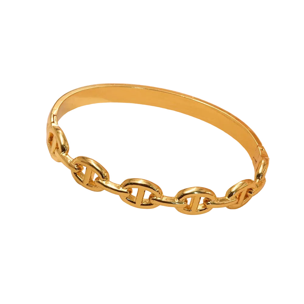 The Gold Cuff Bracelet | Polished Statement Cuff