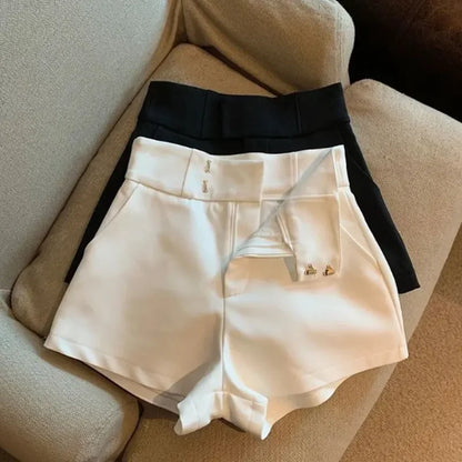 The Olivia Shorts | High-Waisted Tailored Shorts