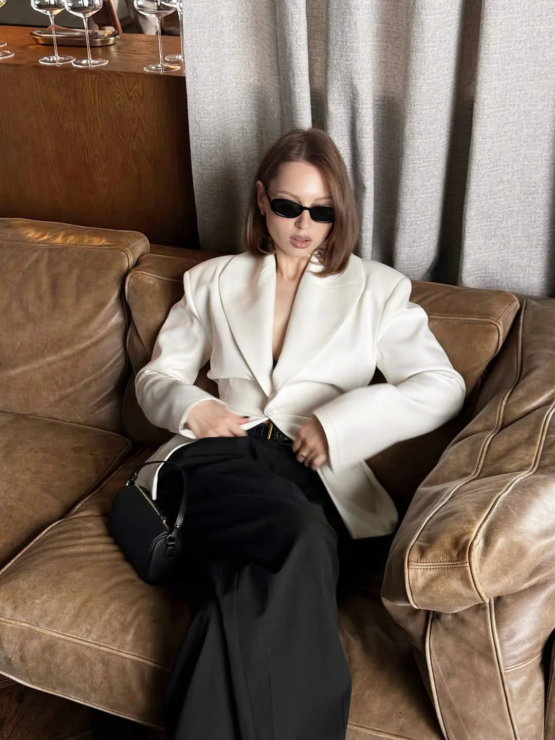The Chelsea Blazer | Oversized Tailored Blazer