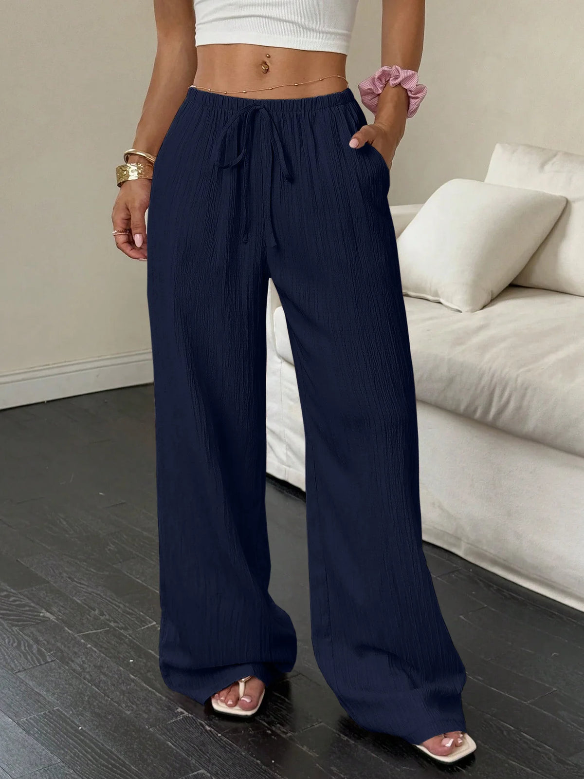 The Harper Trousers | High-Waisted Wide Leg Trousers