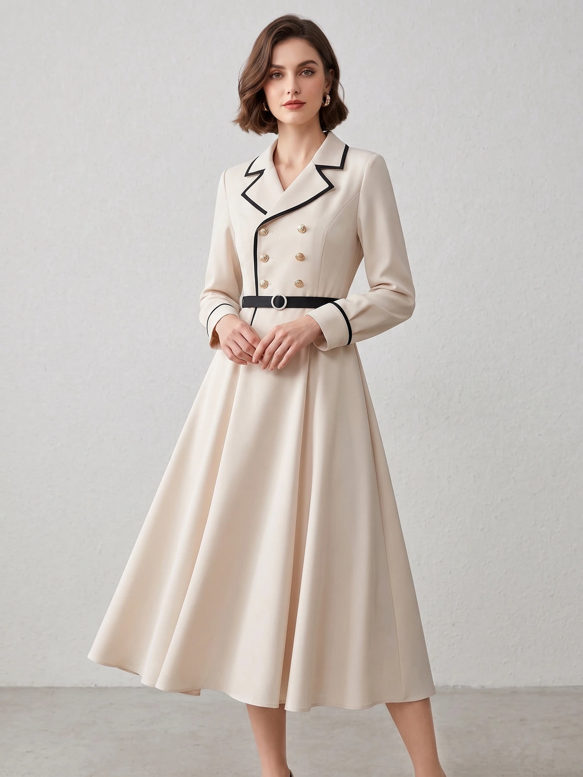 The Rosalie Dress | Elegant Feminine Midi Dress
