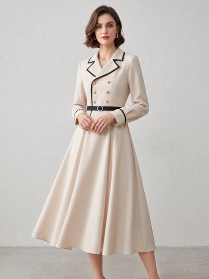 The Rosalie Dress | Elegant Feminine Midi Dress